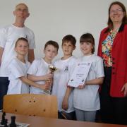 VS Wolkersdorf (2.Platz): Julian Wolf, Clemens Linhart, Paul Popp, Carina Hiebner 